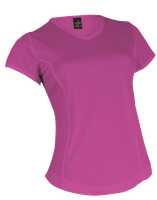 T-SHIRT DRY SKIN LADY COL V FUCHSIA S